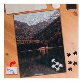 546909 Gölün Kıyısındaki Yaşam 240 Parça Puzzle Yapboz Tablo