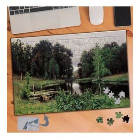 548 Göl Çevresinde Ağaçlar 240 Parça Puzzle Yapboz Tablo