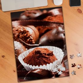 54938968 Kakaolu Kek Topu 240 Parça Puzzle Yapboz