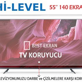 55 140 Ekran Hi-Level Tv Ekran Koruyucu Ekran Koruma Paneli
