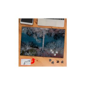 551910 Kuş Bakışı Deniz Üstü Köprü 240 Parça Puzzle Yapboz Tablo