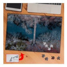 551910 Kuş Bakışı Deniz Üstü Köprü 240 Parça Puzzle Yapboz Tablo