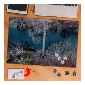 551910 Kuş Bakışı Deniz Üstü Köprü 240 Parça Puzzle Yapboz Tablo