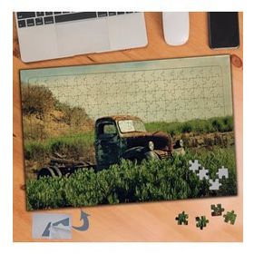 552 Tarlada Paslı Araba Doğa 240 Parça Puzzle Yapboz Tablo