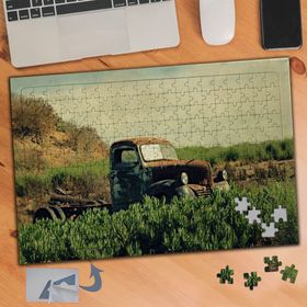 552 Tarlada Paslı Araba Doğa 240 Parça Puzzle Yapboz Tablo