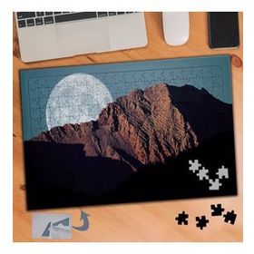 554 Dağların Arkasında Dolunay 240 Parça Puzzle Yapboz Tablo