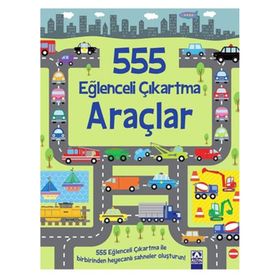 555 Eğlenceli Çıkartma Araçlar Kolektif Altın Kitaplar