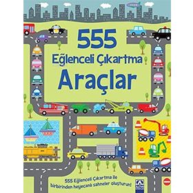 555 Eğlenceli Çıkartma Araçlar Kolektif Altın Kitaplar