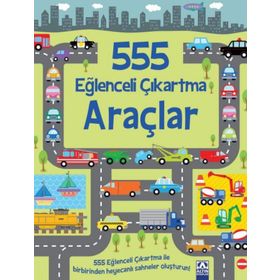 555 Eğlenceli Çıkartma Araçlar Kolektif Altın Kitaplar