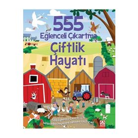 555 Eğlenceli Çıkartma Çiftlik Hayatı Altın Kitaplar