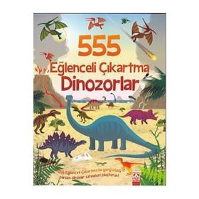 555 Eğlenceli Çıkartma - Dinozorlar - kollektif