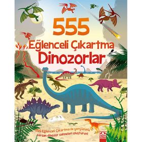 555 Eğlenceli Çıkartma - Dinozorlar - kollektif