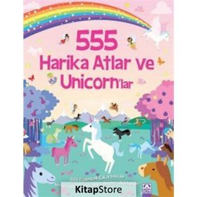 555 Eğlenceli Çıkartma - Harika Atlar ve Unicornlar