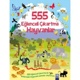 555 Eğlenceli Çıkartma - Hayvanlar - kollektif