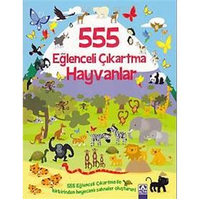 555 Eğlenceli Çıkartma - Hayvanlar - kollektif