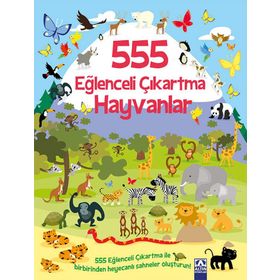 555 Eğlenceli Çıkartma - Hayvanlar - kollektif
