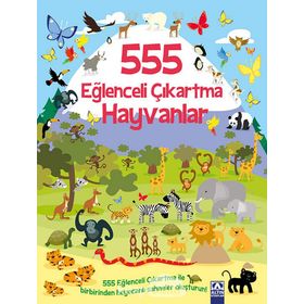 555 Eğlenceli Çıkartma - Hayvanlar - kollektif