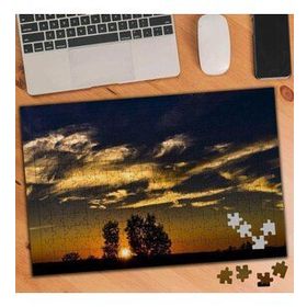 5555 Bulut Formu Atmosfer 240 Parça Puzzle Yapboz