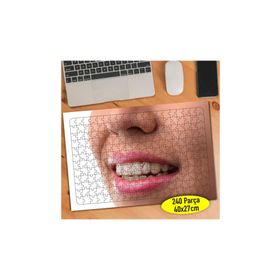55945 Dentist Diş Hekimi Sağlıklı Dişler 240 Parça Puzzle Yapboz