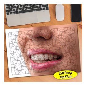 55945 Dentist Diş Hekimi Sağlıklı Dişler 240 Parça Puzzle Yapboz