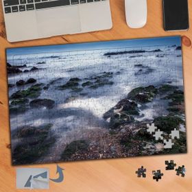560 Dalgalı Kayalı Deniz 240 Parça Puzzle Yapboz Tablo