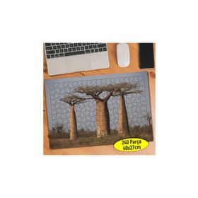 56072788 Sıralı Ağaç Manzarası Doğa 240 Parça Puzzle Yapboz