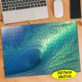 5608967 Mavi Okyanusta Dev Dalgalar 240 Parça Puzzle Yapboz
