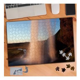 561 Dağdan Akan Şelale 240 Parça Puzzle Yapboz Tablo