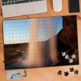 561 Dağdan Akan Şelale 240 Parça Puzzle Yapboz Tablo