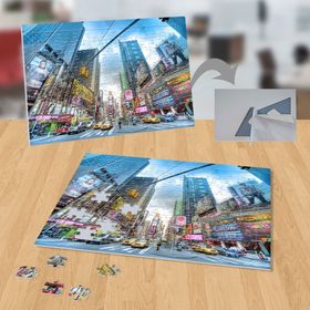 5610748 Reklamlı Binalar Şehir Meydanı 99 Parça Puzzle Yapboz