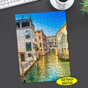 56188290 Venedik Nehir Manzarası 240 Parça Puzzle Yapboz