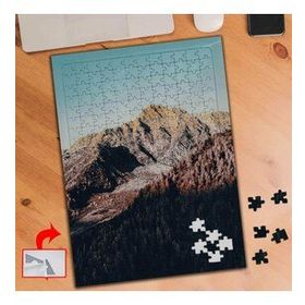 564051 Güneşli Günde Dağ Manzarası 240 Parça Puzzle Yapboz Tablo