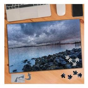 565 Deniz Kenarında Taşlar 240 Parça Puzzle Yapboz Tablo