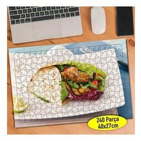 566968 Dürüm Wrap Sunumu Restaurant 240 Parça Puzzle Yapboz