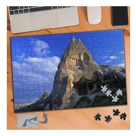 568 Taştan Oyulmuş Ev 240 Parça Puzzle Yapboz Tablo
