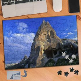 568 Taştan Oyulmuş Ev 240 Parça Puzzle Yapboz Tablo