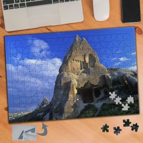 568 Taştan Oyulmuş Ev 240 Parça Puzzle Yapboz Tablo