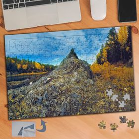 569 Yol Kenarında Birikmiş Çöp 240 Parça Puzzle Yapboz Tablo