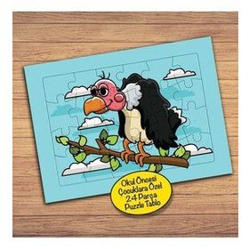 56PZ Gülümseyen Akbaba Çocuklara Özel Puzzle Yapboz Tablo