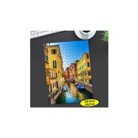 57074826 Venedik Nehir Manzarası 240 Parça Puzzle Yapboz