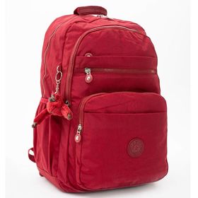 571 Collections 571-1B Ultra Hafif Çok Cepli Su Geçirmez Kırmızı Renk Unisex Sırt Çantası