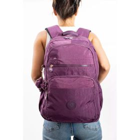 571 Collections 571-1B Ultra Hafif Çok Cepli Su Geçirmez Unisex Mor Sırt Çantası