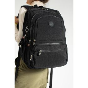 571 Collections 571-1G Ultra Hafif Çok Cepli Su Geçirmez Unisex Siyah Sırt Çantası