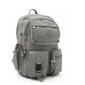 571 Collections 571-1K Ultra Hafif Çok Cepli Su Geçirmez Gri Renk Unisex Sırt Çantası