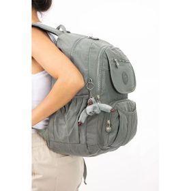 571 Collections 571-2E Ultra Hafif Çok Cepli Su Geçirmez Unisex Gri Sırt Çantası