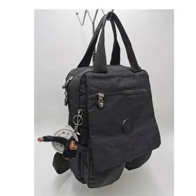 571 Collections 571-3-9C Siyah İki Fonksiyonlu Ultra Hafif Su Geçirmez Unisex Sırt ve El Çantası