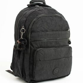 571 Collections 571-3E Siyah Renk Ultra Hafif Çok Cepli Orta Boy Unisex Sırt Çantası