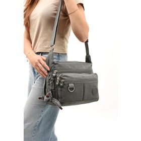 571 Collections 571-6D Gri Çapraz Askılı Omuz Çantası
