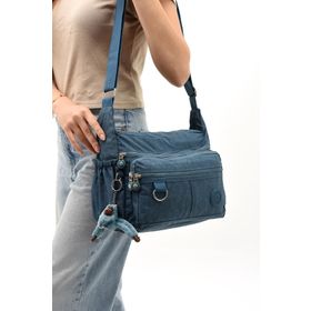 571 Collections 571-6D Mavi Renk Çapraz Askılı Kadın Omuz Çantası