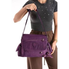 571 Collections 571-6N Mor Çapraz Askılı Kadın Omuz Çantası